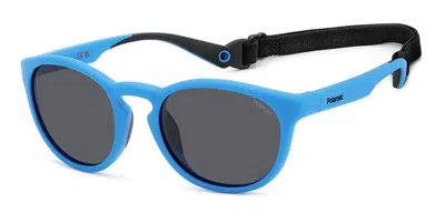 Polaroid Pld 7050/s Mvu/m9 Men's Sunglasses Blue Size 52