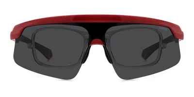 Polaroid Pld 7056/ci/s Polarized C9a/m9 Men's Sunglasses Red Size 99 In Multi