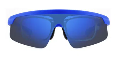 Polaroid Pld 7056/ci/s Polarized Rct/5x Men's Sunglasses Blue Size 99