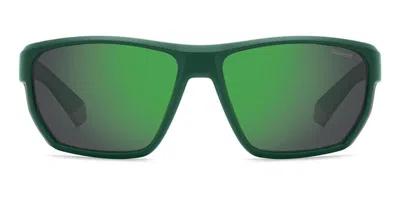Polaroid Pld 7057/s Polarized Pyw/5z Men's Sunglasses Blue Size 60 In Green