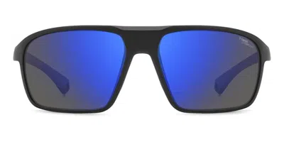 Polaroid Pld 7058/s Polarized 0vk/qg Men's Sunglasses Black Size 64