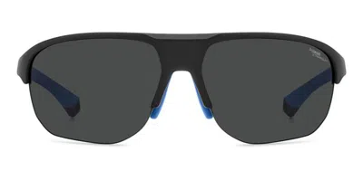 Polaroid Pld 7059/s Polarized 003/e3 Men's Sunglasses Black Size 70