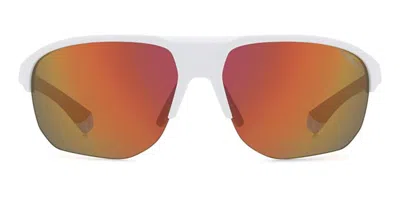 Polaroid Pld 7059/s Polarized 6ht/bg Men's Sunglasses White Size 70