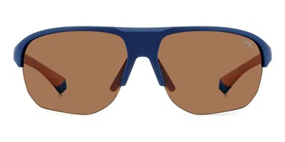 Polaroid Pld 7059/s Polarized Fll/47 Men's Sunglasses Blue Size 70