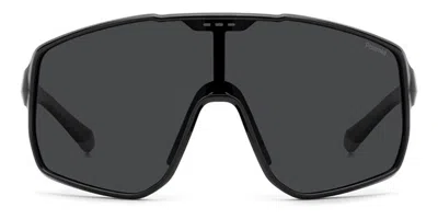 Polaroid Pld 7060/s Polarized 807/m9 Occhiali Da Sole Neri Per Uomo In Black