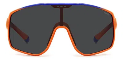 Polaroid Pld 7060/s Polarized Ddw/m9 Occhiali Da Sole Arancioni Per Uomo In Multi