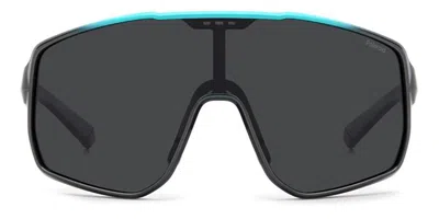 Polaroid Pld 7060/s Polarized Yb7/m9 Occhiali Da Sole Grigi Per Uomo In Multi