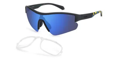 Polaroid Pld 7061/ci/s With Rx Insert Polarized 003/5x Men's Sunglasses Black Size 99