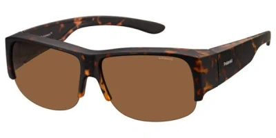 Polaroid Pld 9007/s Polarized V08/he Men's Sunglasses Tortoiseshell Size 62 In Brown