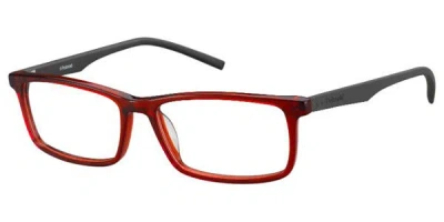 Polaroid Pld D306 1r7 Men's Glasses Red Size 55 - Free Lenses - Blue Light Block Available
