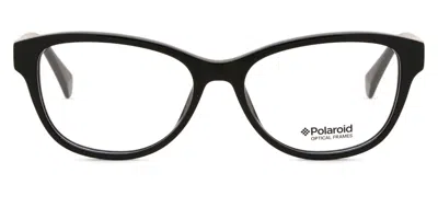 Polaroid Pld D370 807 Occhiali Da Vista Neri Per Donna (solo Montatura) In Black