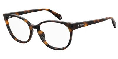Polaroid Pld D371 086 Women's Glasses Tortoiseshell Size 53 - Free Lenses - Blue Light Block Available In Brown