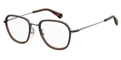 Polaroid Pld D375/g Vestibilità Orientale Cvw Occhiali Da Vista Grigi Per Uomo (solo Montatura)