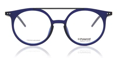 Polaroid Pld D400 Vtb Men's Glasses Blue Size 49 - Free Lenses - Blue Light Block Available