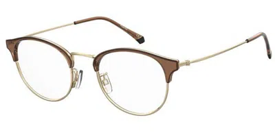 Polaroid Pld D404/g Vestibilità Orientale 09q Occhiali Da Vista Marroni Per Uomo (solo Montatura) In Brown