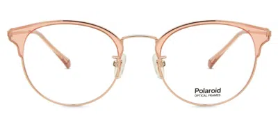 Polaroid Pld D404/g Vestibilità Orientale 35j Occhiali Da Vista Oro Per Uomo (solo Montatura) In Gold