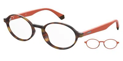 Polaroid Pld D409 With Clip-on L9g Occhiali Da Vista Tartarugatishell Per Uomo (solo Montatura) In Multi