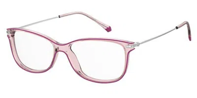 Polaroid Pld D416 35j Occhiali Da Vista Rosa Per Donna (solo Montatura) In Pattern