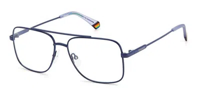 Polaroid Pld D451 Men's Glasses, Blue, Size 55