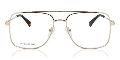 Polaroid Pld D451 J5g Men's Glasses Gold Size 55 - Free Lenses - Blue Light Block Available