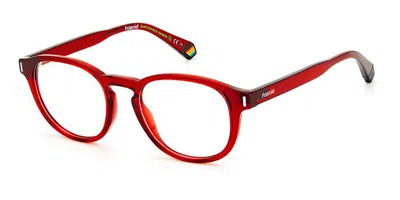 Polaroid Pld D452 Men's Glasses, Red, Size 50