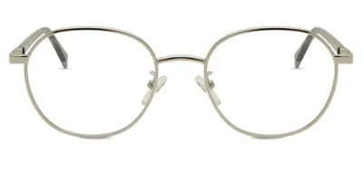Polaroid Pld D456/g Asian Fit Men's Glasses, Silver, Size 51