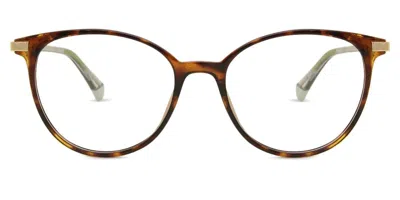Polaroid Pld D459/g Asian Fit Women's Glasses, Tortoiseshell, Size 52 In Brown