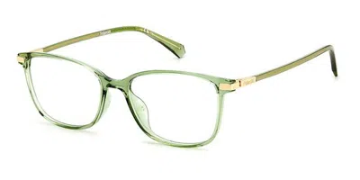 Polaroid Pld D460/g Asian Fit Men's Glasses, Green, Size 53