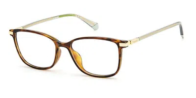 Polaroid Pld D460/g Asian Fit Men's Glasses, Tortoiseshell, Size 53 In Brown