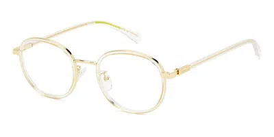 Polaroid Pld D475/g Asian Fit Men's Glasses, Gold, Size 50