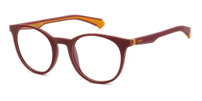 Polaroid Pld D476 Men's Glasses, Burgundy, Size 50
