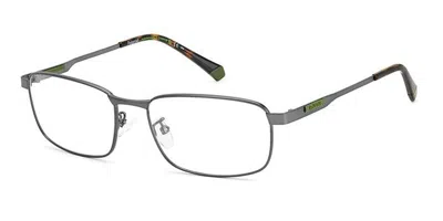 Polaroid Pld D480/g Asian Fit R80 Men's Glasses Gunmetal Size 53 - Free Lenses - Blue Light Block Available In Gray