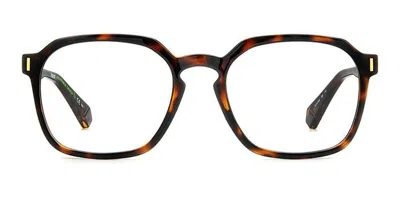 Polaroid Pld D482 Men's Glasses, Tortoiseshell, Size 53 In Green