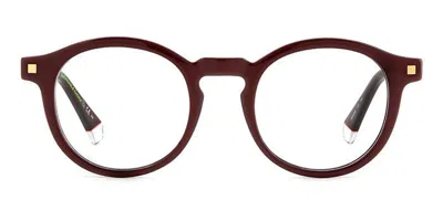 Polaroid Pld D492 Men's Glasses, Burgundy, Size 48