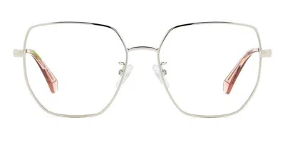 Polaroid Pld D508/g Asian Fit 010 Women's Glasses Silver Size 55 - Free Lenses - Blue Light Block Available In Metallic