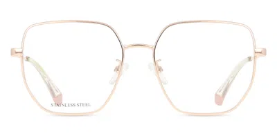 Polaroid Pld D508/g Asian Fit Women's Glasses, Gold, Size 55