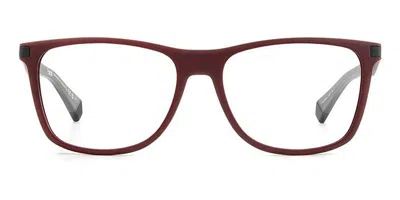 Polaroid Pld D514 Lhf Men's Glasses Burgundy Size 55 - Free Lenses - Blue Light Block Available