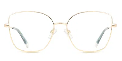Polaroid Pld D521/g Asian Fit Women's Glasses, Gold, Size 55 In Multi