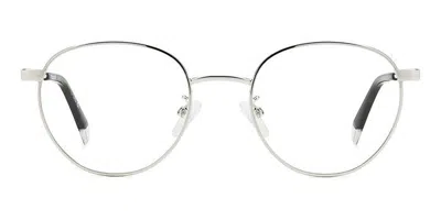 Polaroid Pld D522/g Asian Fit Men's Glasses, Silver, Size 51