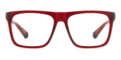 Polaroid Pld D533 0z3 Men's Glasses Red Size 56 - Free Lenses - Blue Light Block Available