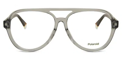 Polaroid Pld D540 Men's Glasses, Clear, Size 57 In Gray