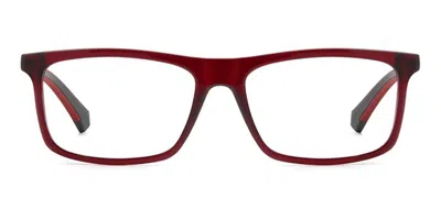Polaroid Pld D548 Men's Glasses, Red, Size 56