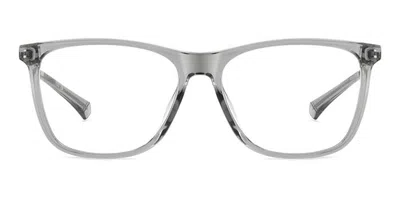 Polaroid Pld D549/g Asian Fit Men's Glasses, Clear, Size 55 In Gray