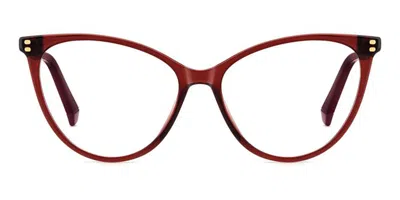 Polaroid Pld D551 Lhf Women's Glasses Burgundy Size 54 - Free Lenses - Blue Light Block Available In Brown