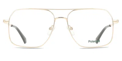 Polaroid Pld D554 J5g Occhiali Da Vista Oro Per Uomo (solo Montatura) In Gold