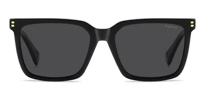Polaroid Pld D556/c With Clip-on Men's Glasses, Black, Size 54