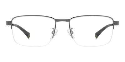 Polaroid Pld D571/g Asian Fit Men's Glasses, Grey, Size 54 In Gray