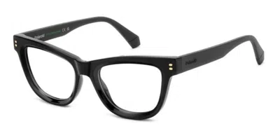 Polaroid Pld D576 807 Occhiali Da Vista Neri Per Donna (solo Montatura) In Black