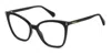 Polaroid Black Unisex Optical Frames In Black