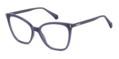 Polaroid Pld D579 B3v Women's Glasses  Size 55 - Free Lenses - Blue Light Block Available In Purple